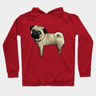 Standing Pug Hoodie